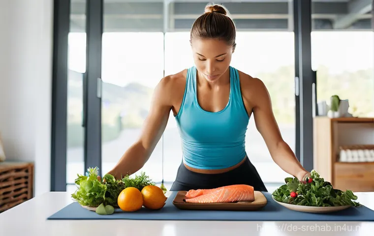 스포츠재활 운동 프로그램 설계법 - **Prompt 2: Immersive VR and AI-Enhanced Sports Rehabilitation**
    "A dynamic, wide-angle shot ins...